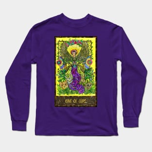 King Of Cups. Magic Gate Tarot Card Design. Long Sleeve T-Shirt